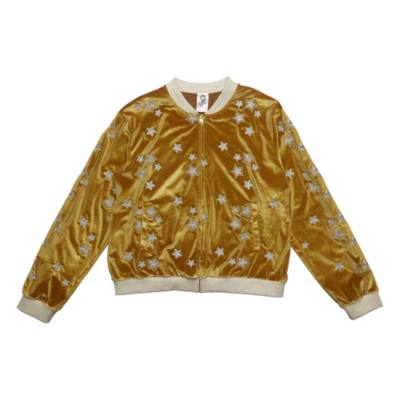 Disneyland Paris Tinker Bell Velvet Bomber Jacket For Adults