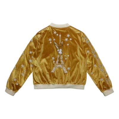 Disneyland Paris Tinker Bell Velvet Bomber Jacket For Adults