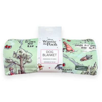 Pawsome Paws Boutique Winnie the Pooh 100 Aker Wood Dog Blanket