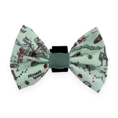 Pawsome Paws Boutique Winnie the Pooh 100 Aker Wood Bow Tie For Dogs