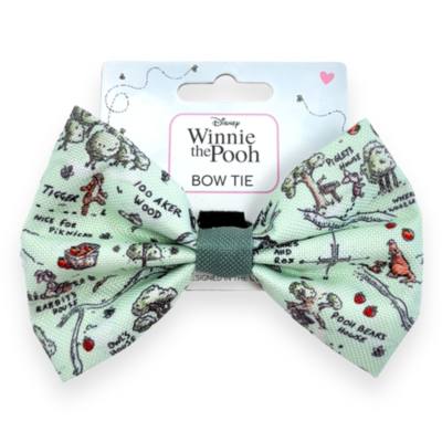 Pawsome Paws Boutique Winnie the Pooh 100 Aker Wood Bow Tie For Dogs