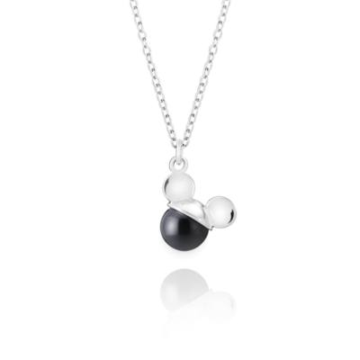 Chamilia Mickey Mouse Crystal Pearl Necklace