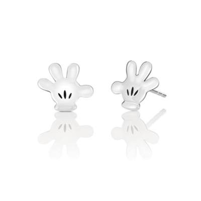 Chamilia Mickey Mouse Glove Silver Stud Earrings