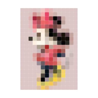IXXI Minnie Mouse Pixelated Wall Art