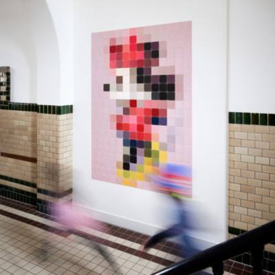 IXXI Minnie Mouse Pixelated Wall Art