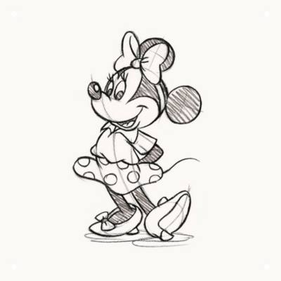 IXXI Mickey and Minnie Animation Wall Art