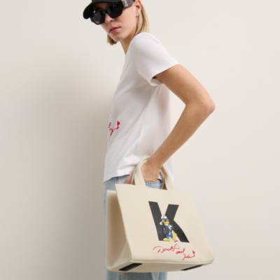 Disney x KARL LAGERFELD Donald Duck Medium Shopper