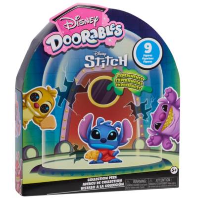 Just Play Stitch Experiments Doorables Collection Peek Set, Lilo & Stitch