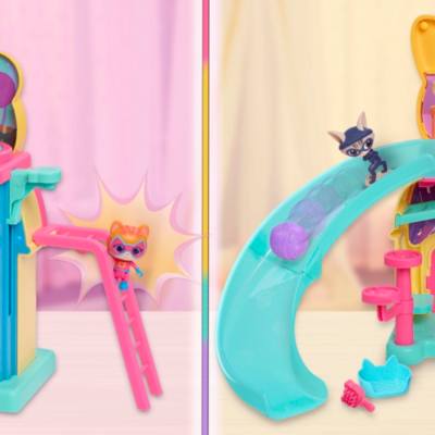 Just Play Disney Junior SuperKitties Purr 'N' Play Playset