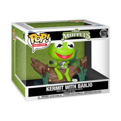 Funko Kermit with Banjo Pop! Deluxe Vinyl Figure, The Muppets