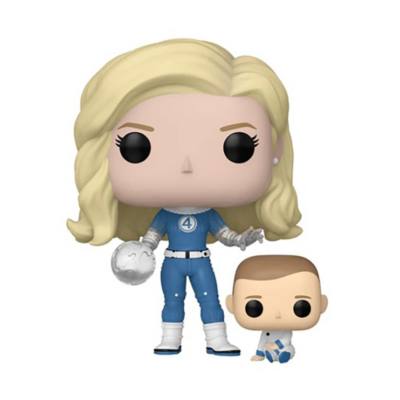 Funko Invisible Woman and Franklin Pop! & Buddy Vinyl Figure Set, The Fantastic Four: First Steps