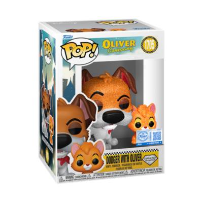 Funko Dodger with Oliver POP! & Buddy Vinyl Figure, Oliver & Company