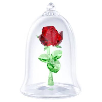 Swarovski Enchanted Rose Crystal Figurine, Beauty and the Beast