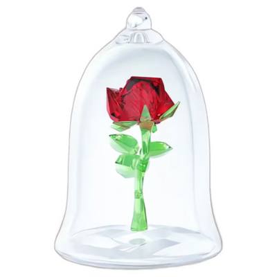 Swarovski Enchanted Rose Crystal Figurine, Beauty and the Beast