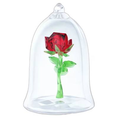Swarovski Enchanted Rose Crystal Figurine, Beauty and the Beast