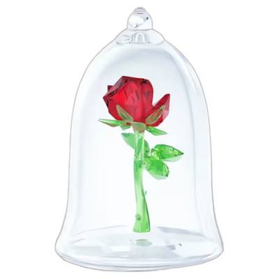 Swarovski Enchanted Rose Crystal Figurine, Beauty and the Beast