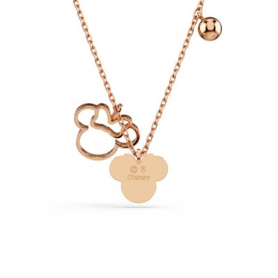 Swarovski Minnie Mouse Rose Gold-Plated Necklace