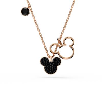 Swarovski Mickey Mouse Rose Gold-Plated Necklace