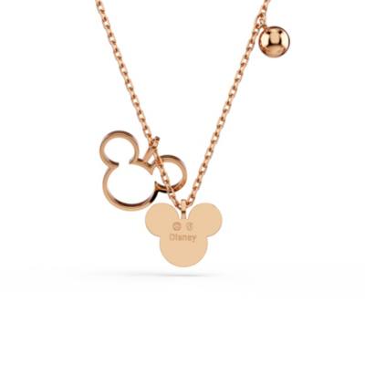Swarovski Mickey Mouse Rose Gold-Plated Necklace