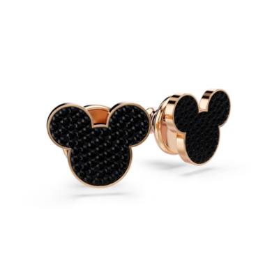 Swarovski Mickey Mouse Rose Gold-Plated Earrings