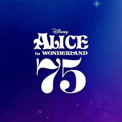 Image de fond de 75e anniversaire d'Alice