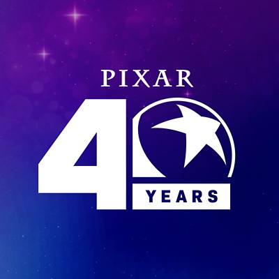 Image de fond de 40e anniversaire de Pixar