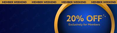 Background image of Join to Enjoy 20% Off This Weekend