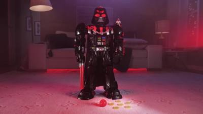 Play Mattel Imaginext Darth Vader Bot, Star Wars Video