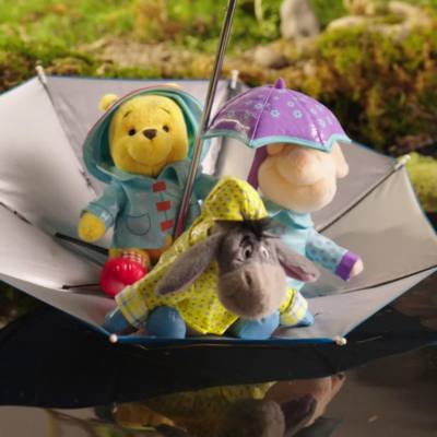Play Piglet in Rainwear Mini Bean Bag, Winnie the Pooh - 19cm Video