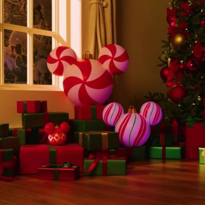 Play Mickey Mouse Icon Small Light-Up Ornament Video