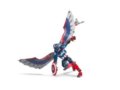 Play LEGO Marvel New Captain America Construction Figure Set 76296 Video