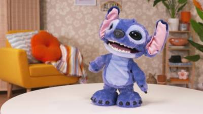 Play Just Play Disney Ultimate Stitch Interactive Feature Soft Toy, Lilo & Stitch Live Action Video