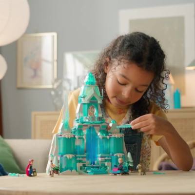 Play LEGO Disney Frozen Elsa's Ice Palace Set 43244 Video