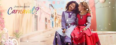 Imagen de fondo de Celebra el carnaval con una gran colecci&oacute;n de disfraces y accesorios.