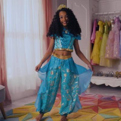Play Disney Store Princess Jasmine Costume For Kids, Aladdin Video