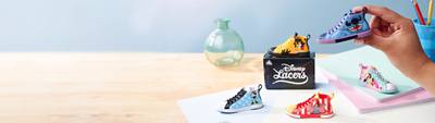 Background image of Disney Lacers Vinyl Collectible Trainers