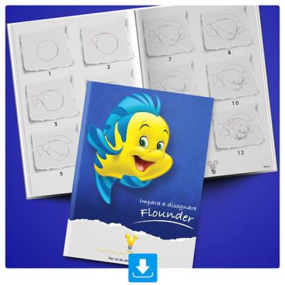 Immagine background di Impara a disegnare Flounder