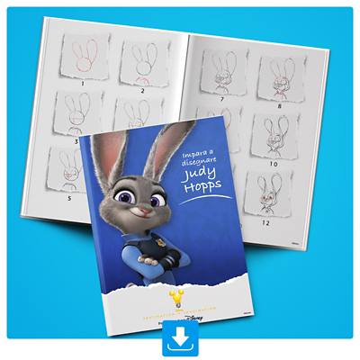 Immagine background di Impara a disegnare Judy Hopps