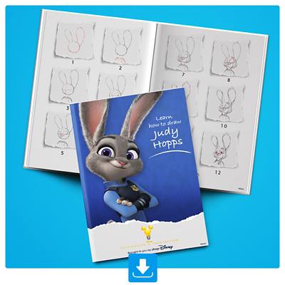 Background image of Learn how to draw Judy Hopps