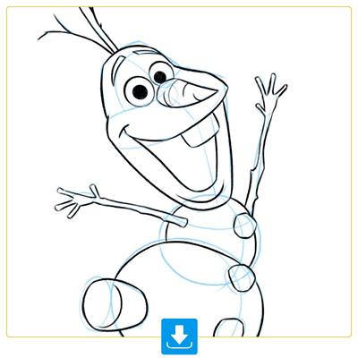 Background image of Learn how to draw Olaf