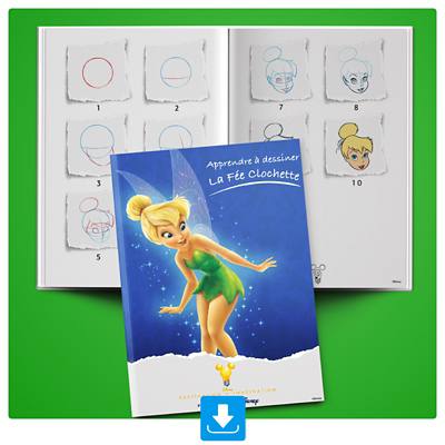 Image de fond de Apprendre &agrave; dessiner La F&eacute;e Clochette