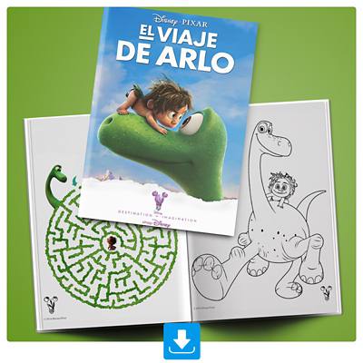 Imagen de fondo de Cuaderno actividades El Viaje de Arlo