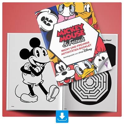 Background image of Micky und Freunde Aktivit&auml;ten Booklet