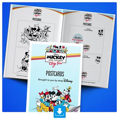 Background image of Sensational Six Postcard Activity Booklet