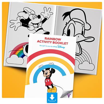 Background image of Rainbow Activity Booklet