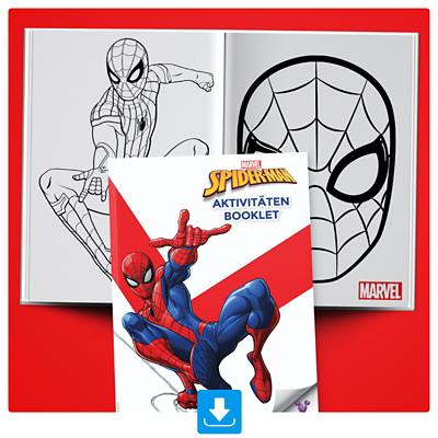 Background image of Spider-Man Aktivit&auml;ten Booklet