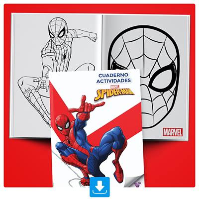 Imagen de fondo de Cuaderno Actividades Spider-Man