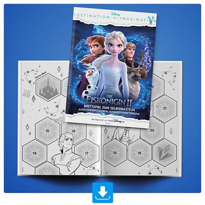 Background image of Selbstgemachtes Die Eisk&ouml;nigin Brettspiel