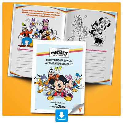 Background image of Micky und Freunde Aktivit&auml;ten Booklet