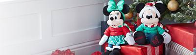 Background image of Mickey or Minnie Share the Magic Soft Toy